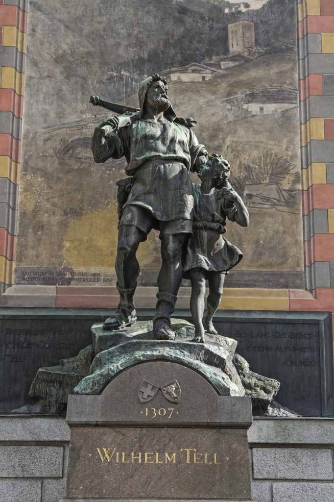 William Tell monument in Switzerland