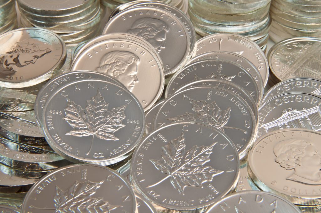 A large quantity of Vienna Philharmonic and Maple Leaf coins